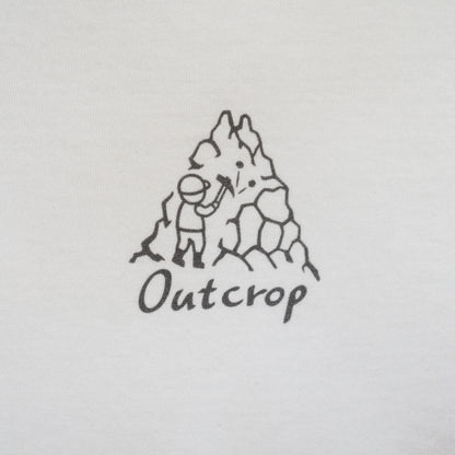 オーガニック・コットンT / Outcrop logo